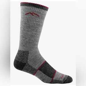 Darn Tough Vermont Men's Hiker Boot Full Cushion Midweight Gray and Black NWT XL